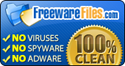 FreewareFiles Clean Award